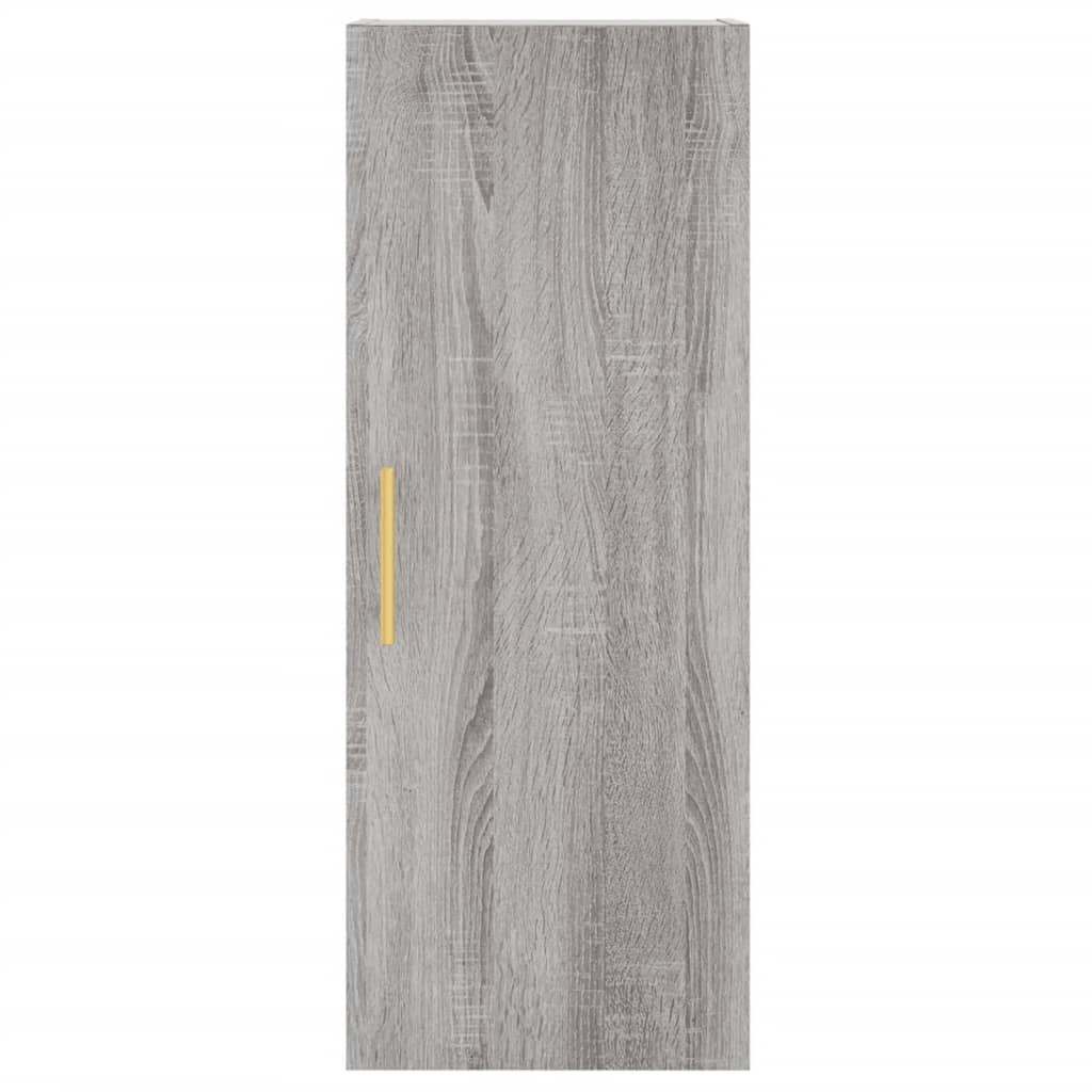 Μπουφές Sonoma Γκρι 34,5 x 34 x 180 εκ. από Επεξεργασμένο Ξύλο