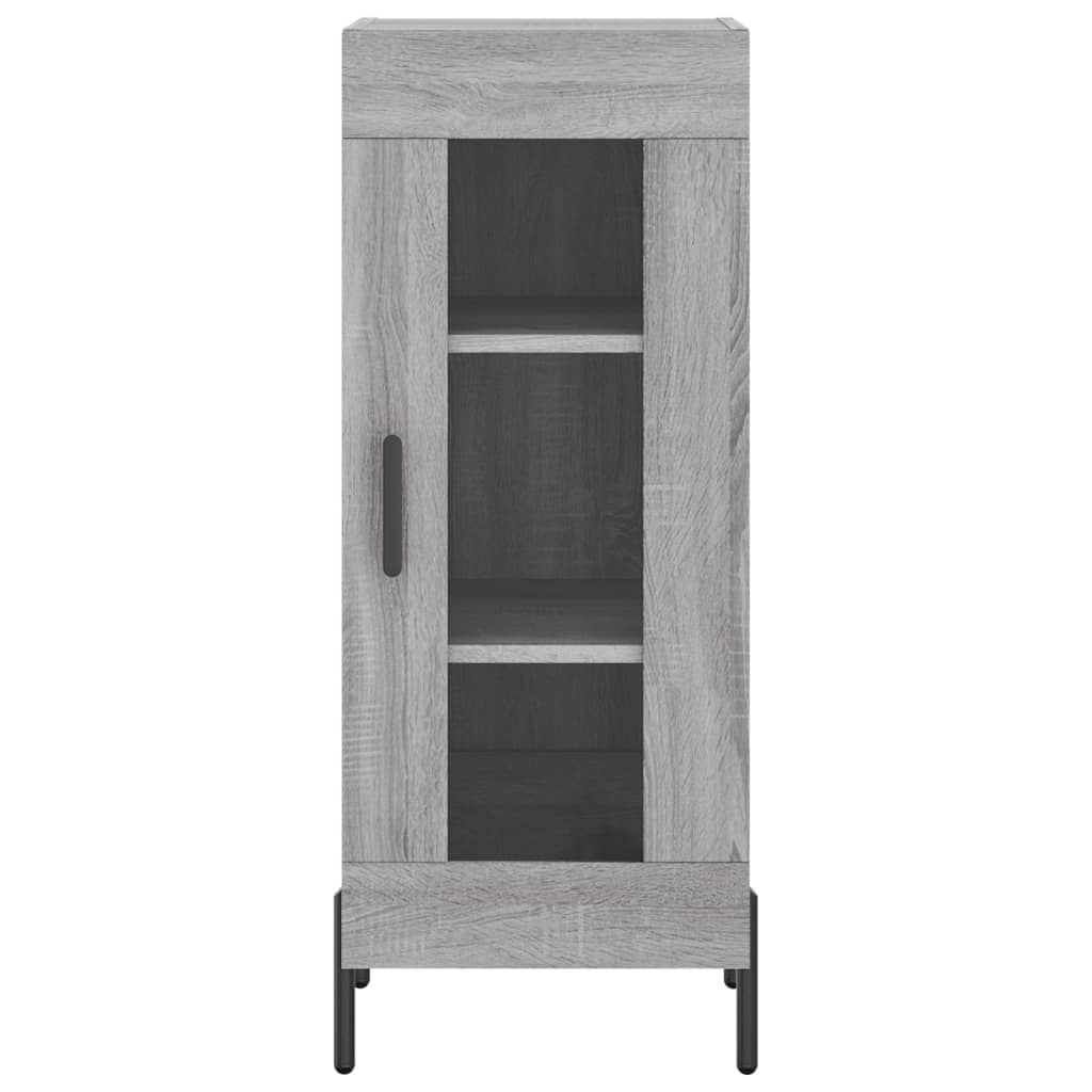 Μπουφές Sonoma Γκρι 34,5 x 34 x 180 εκ. από Επεξεργασμένο Ξύλο