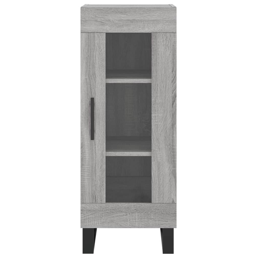 Μπουφές Sonoma Γκρι 34,5 x 34 x 180 εκ. από Επεξεργασμένο Ξύλο