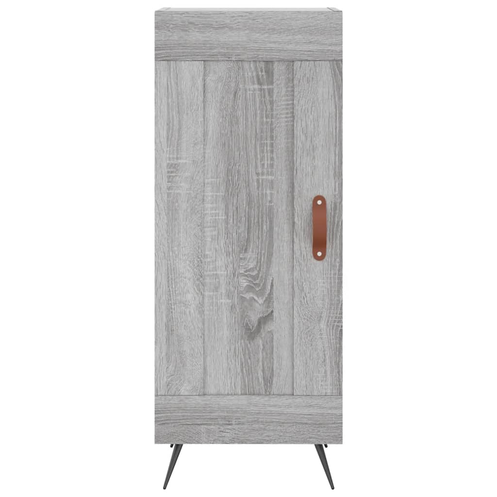Μπουφές Sonoma Γκρι 34,5 x 34 x 180 εκ. από Επεξεργασμένο Ξύλο