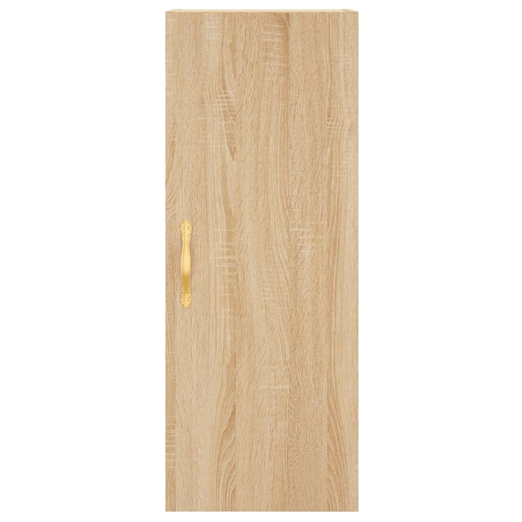 Μπουφές Sonoma δρυς 34,5 x 34 x 180 εκ. από Επεξεργασμένο Ξύλο - Pakobazaar