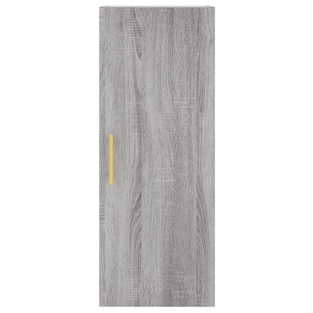 Μπουφές Sonoma Γκρι 34,5 x 34 x 180 εκ. από Επεξεργασμένο Ξύλο
