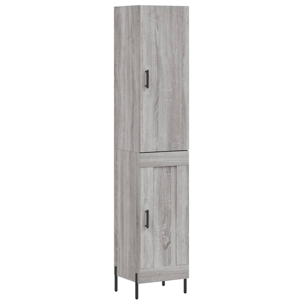 Μπουφές Sonoma Γκρι 34,5 x 34 x 180 εκ. από Επεξεργασμένο Ξύλο