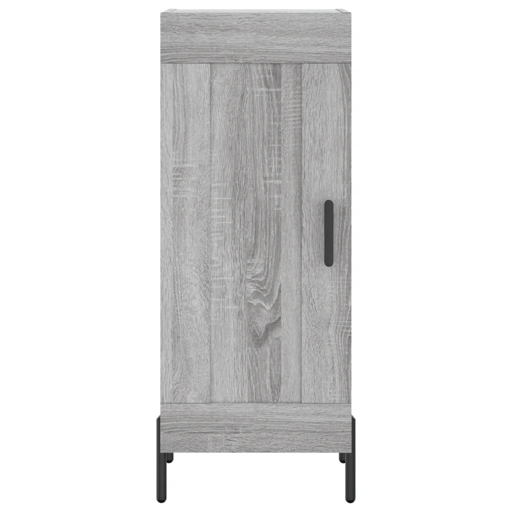 Μπουφές Sonoma Γκρι 34,5 x 34 x 180 εκ. από Επεξεργασμένο Ξύλο