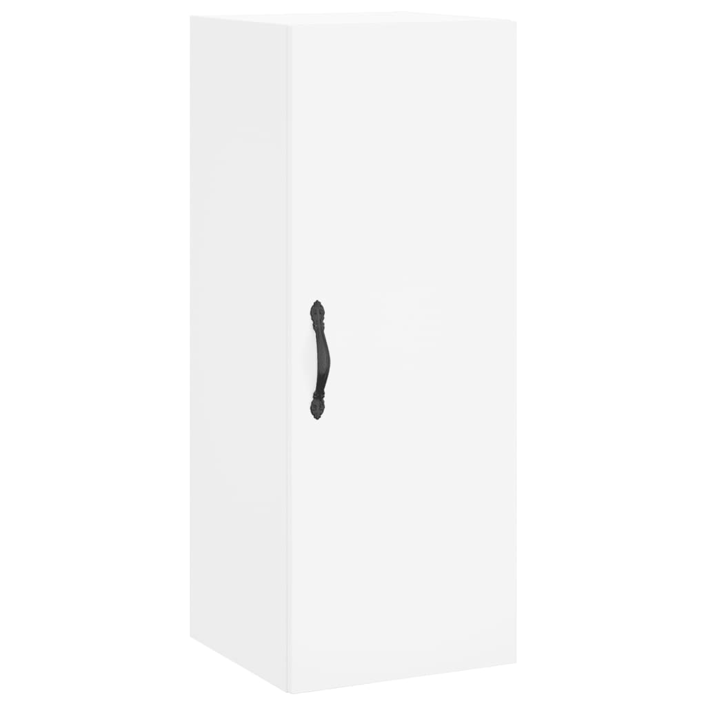 Ντουλάπι Λευκό 34,5 x 34 x 180 εκ. από Επεξεργασμένο Ξύλο