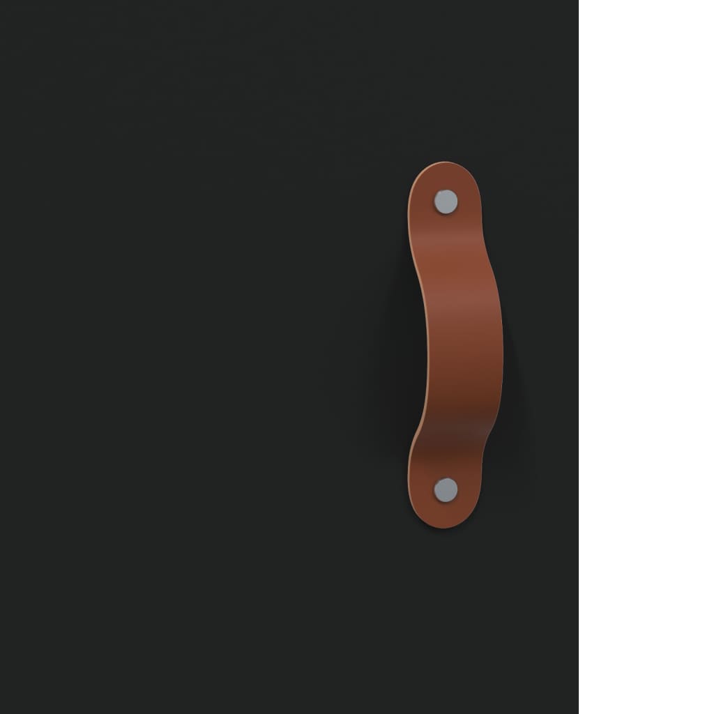 Ντουλάπι Μαύρο 34,5 x 34 x 180 εκ. από Επεξεργασμένο Ξύλο - Pakobazaar