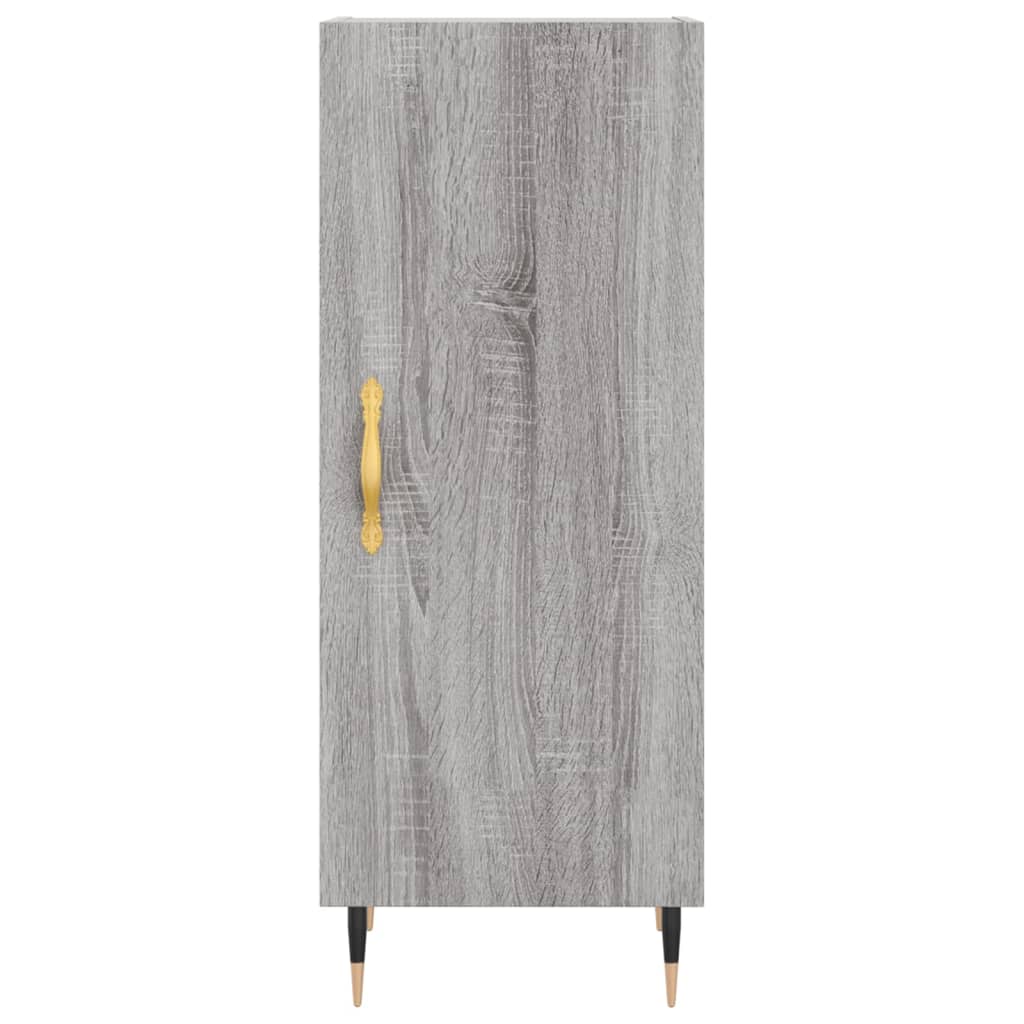 Μπουφές Sonoma Γκρι 34,5 x 34 x 180 εκ. από Επεξεργασμένο Ξύλο - Pakobazaar