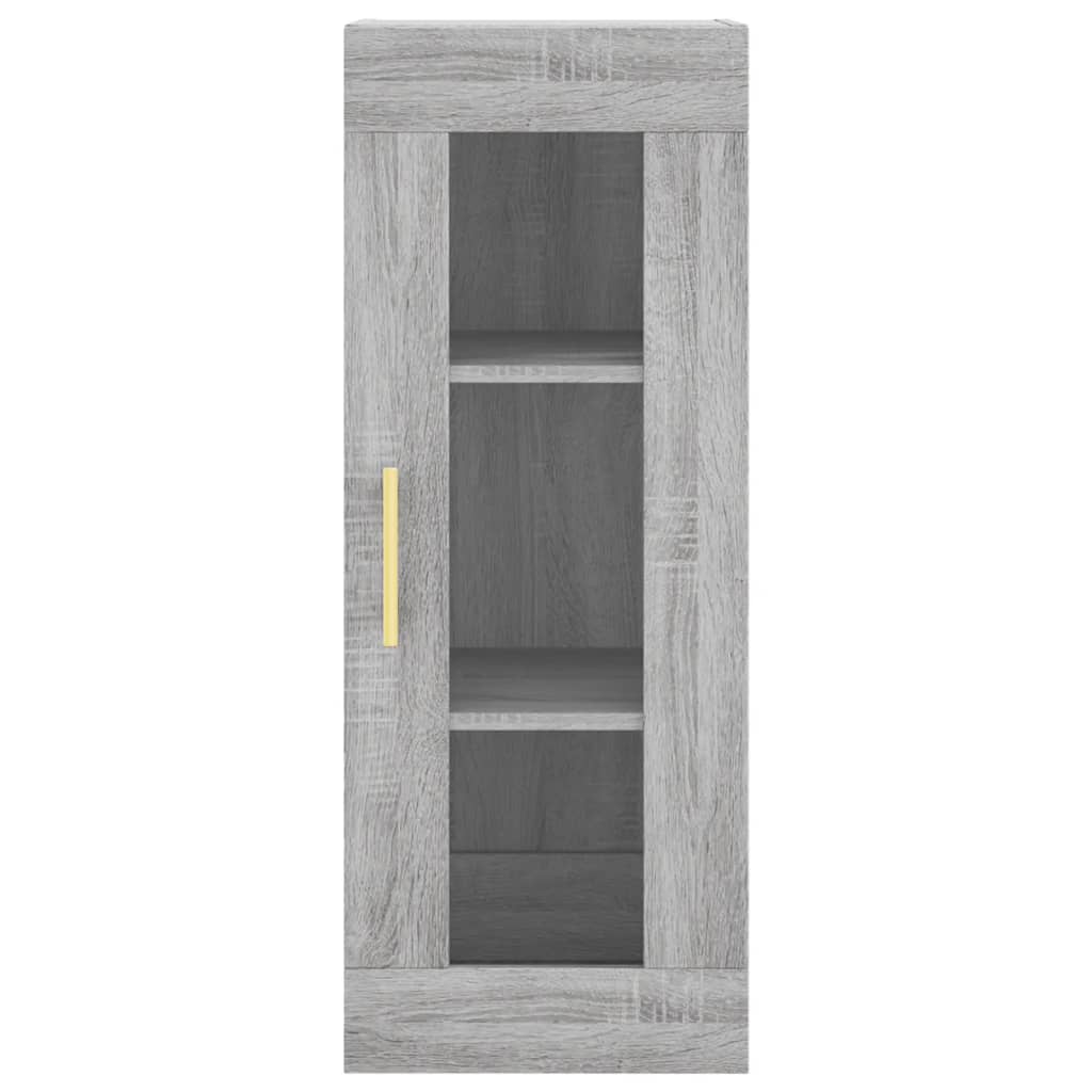 Μπουφές Sonoma Γκρι 34,5 x 34 x 180 εκ. από Επεξεργασμένο Ξύλο