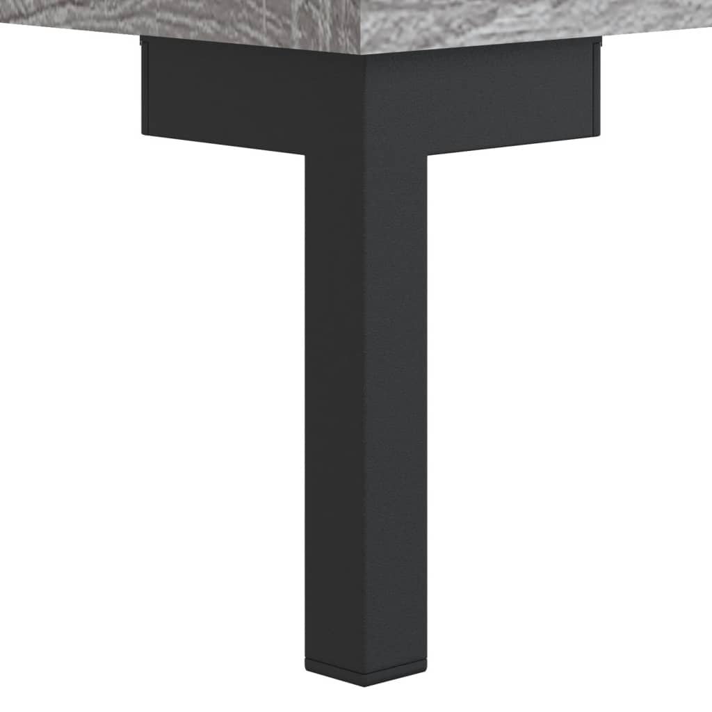 Μπουφές Sonoma Γκρι 34,5 x 34 x 180 εκ. από Επεξεργασμένο Ξύλο - Pakobazaar