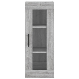 Μπουφές Sonoma Γκρι 34,5 x 34 x 180 εκ. από Επεξεργασμένο Ξύλο - Pakobazaar