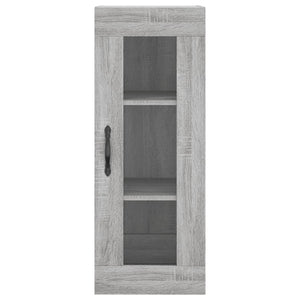 Μπουφές Sonoma Γκρι 34,5 x 34 x 180 εκ. από Επεξεργασμένο Ξύλο