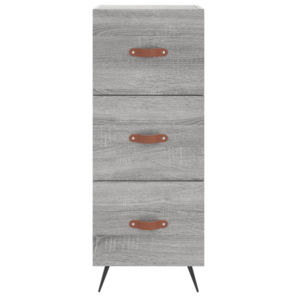 Μπουφές Sonoma Γκρι 34,5 x 34 x 180 εκ. από Επεξεργασμένο Ξύλο
