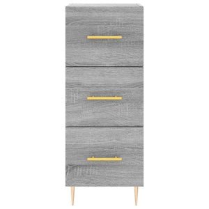 Μπουφές Sonoma Γκρι 34,5 x 34 x 180 εκ. από Επεξεργασμένο Ξύλο