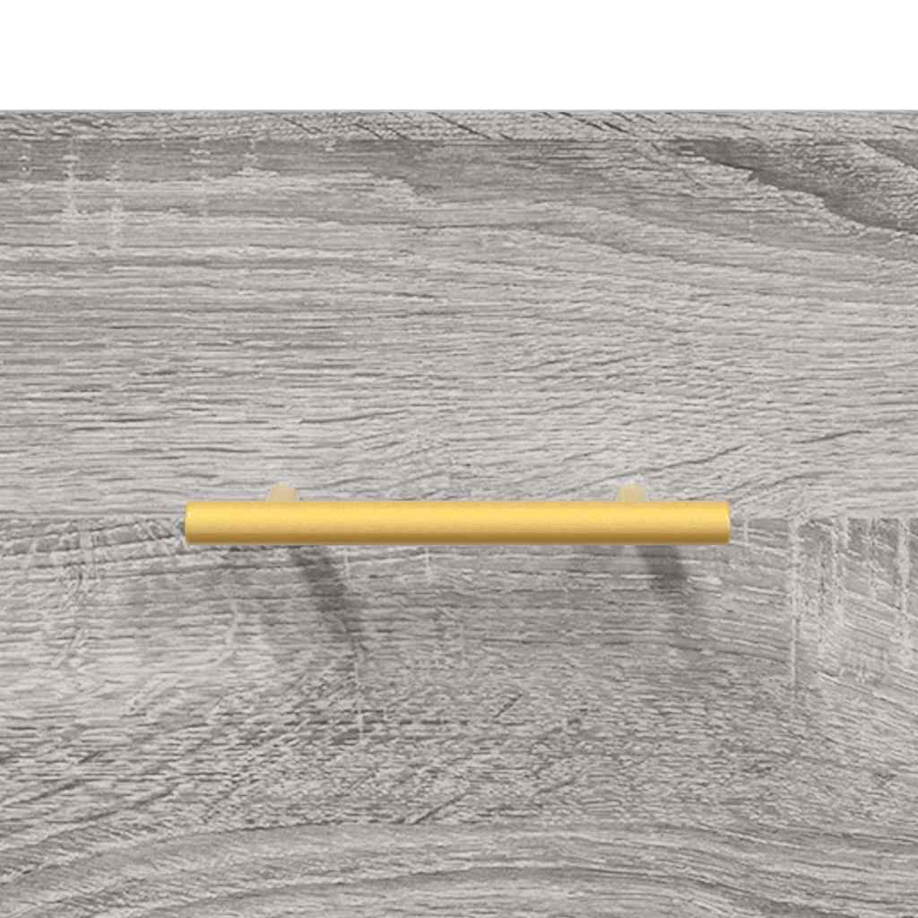 Μπουφές Sonoma Γκρι 34,5 x 34 x 180 εκ. από Επεξεργασμένο Ξύλο