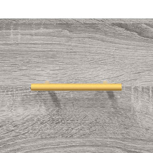 Μπουφές Sonoma Γκρι 34,5 x 34 x 180 εκ. από Επεξεργασμένο Ξύλο