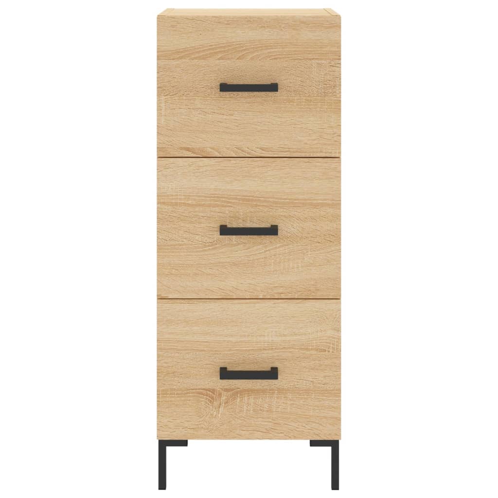 Μπουφές Sonoma δρυς 34,5 x 34 x 180 εκ. από Επεξεργασμένο Ξύλο