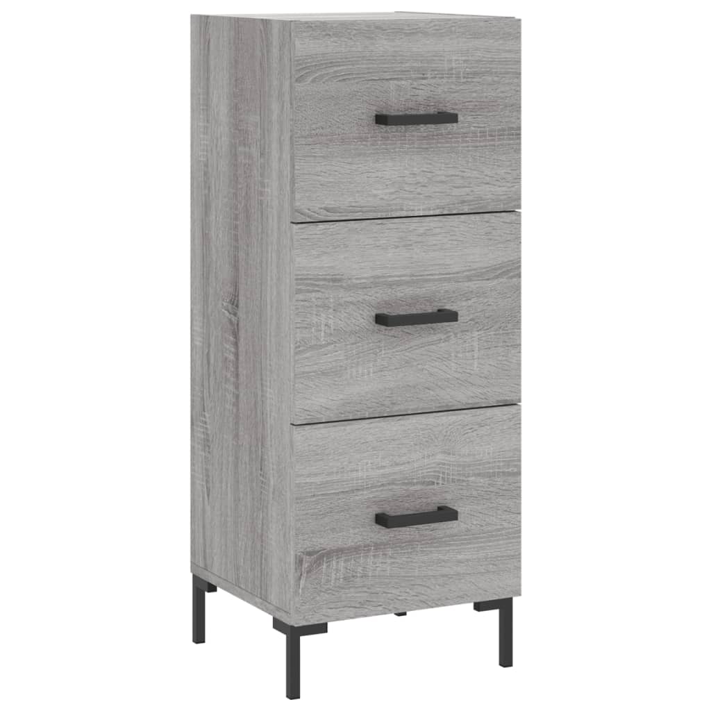 Μπουφές Sonoma Γκρι 34,5 x 34 x 180 εκ. από Επεξεργασμένο Ξύλο