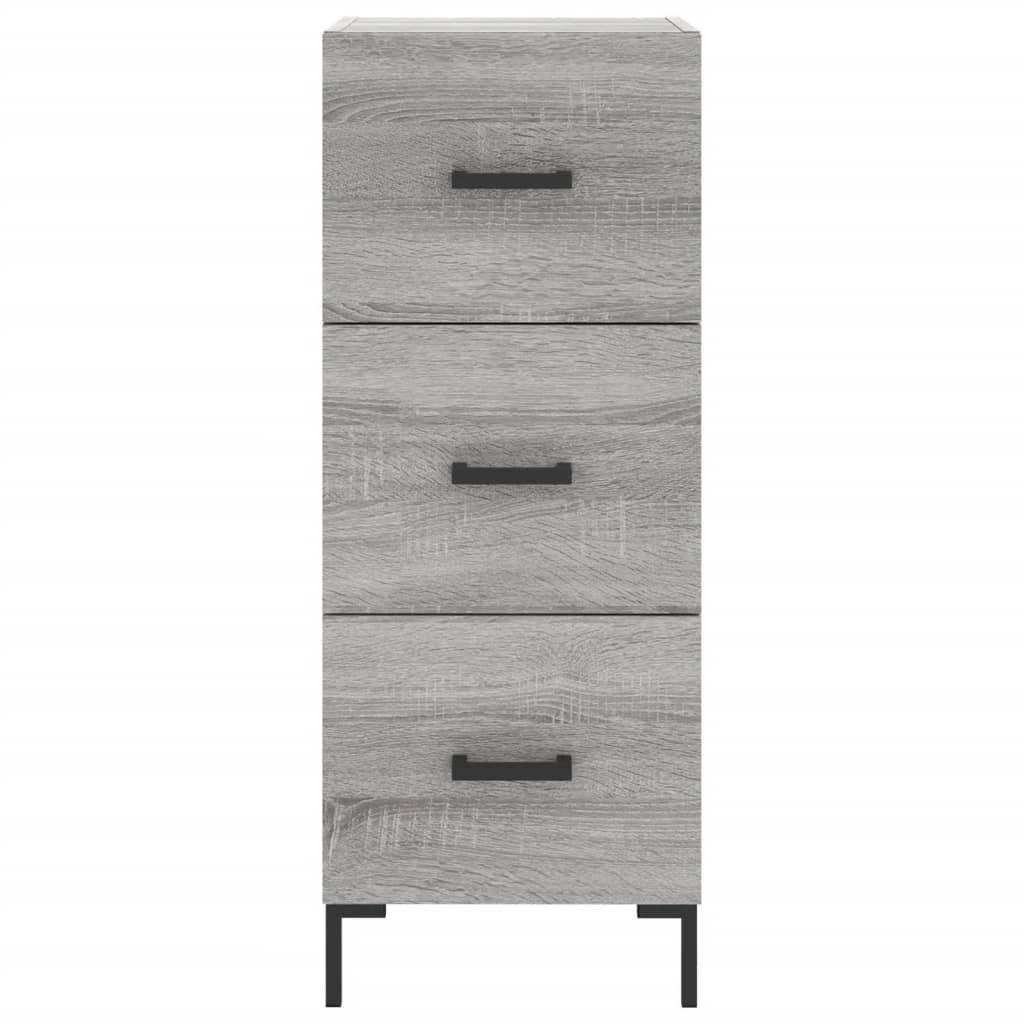 Μπουφές Sonoma Γκρι 34,5 x 34 x 180 εκ. από Επεξεργασμένο Ξύλο