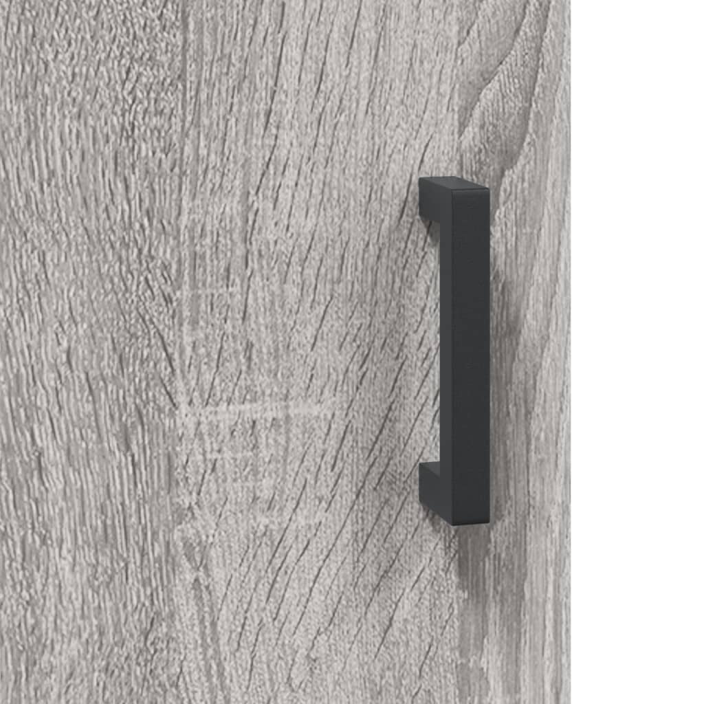 Μπουφές Sonoma Γκρι 34,5 x 34 x 180 εκ. από Επεξεργασμένο Ξύλο
