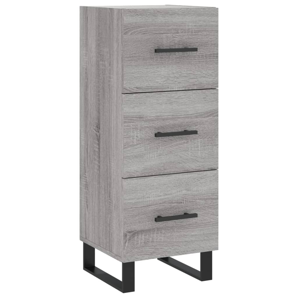 Μπουφές Sonoma Γκρι 34,5 x 34 x 180 εκ. από Επεξεργασμένο Ξύλο