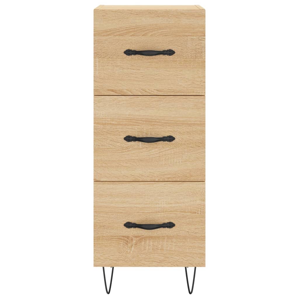 Μπουφές Sonoma δρυς 34,5 x 34 x 180 εκ. από Επεξεργασμένο Ξύλο