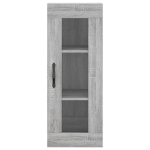 Μπουφές Sonoma Γκρι 34,5 x 34 x 180 εκ. από Επεξεργασμένο Ξύλο