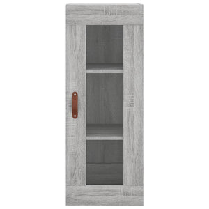 Μπουφές Sonoma Γκρι 34,5 x 34 x 180 εκ. από Επεξεργασμένο Ξύλο
