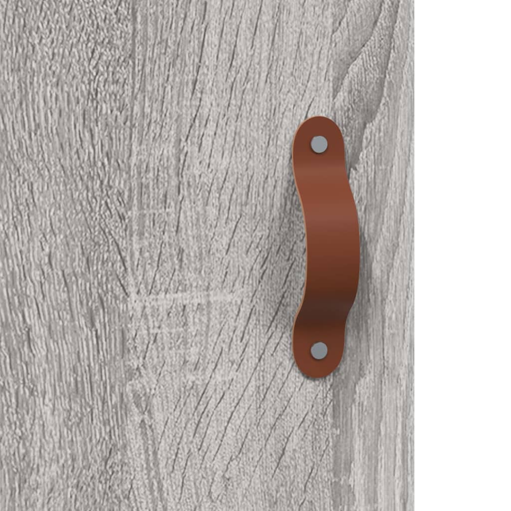 Μπουφές Sonoma Γκρι 34,5 x 34 x 180 εκ. από Επεξεργασμένο Ξύλο