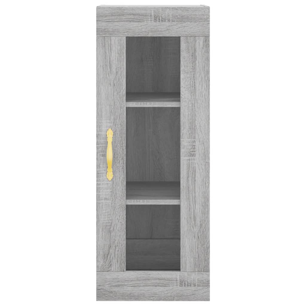 Μπουφές Sonoma Γκρι 34,5 x 34 x 180 εκ. από Επεξεργασμένο Ξύλο