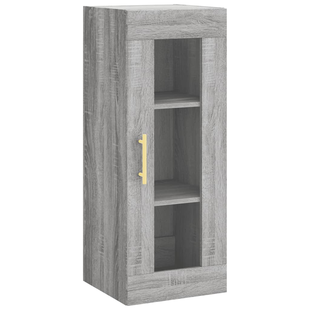 Μπουφές Sonoma Γκρι 34,5 x 34 x 180 εκ. από Επεξεργασμένο Ξύλο