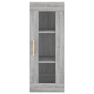 Μπουφές Sonoma Γκρι 34,5 x 34 x 180 εκ. από Επεξεργασμένο Ξύλο