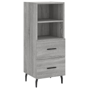 Μπουφές Sonoma Γκρι 34,5 x 34 x 180 εκ. από Επεξεργασμένο Ξύλο