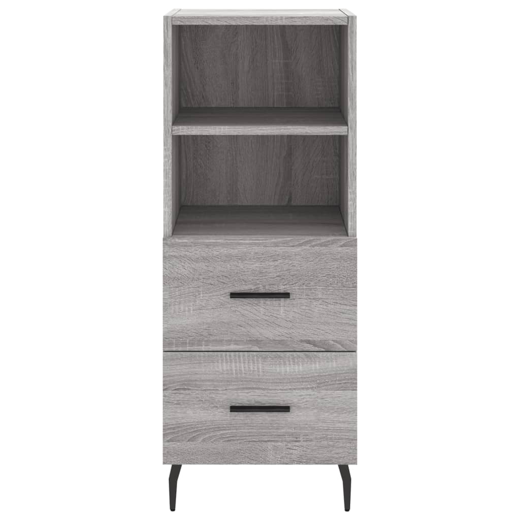 Μπουφές Sonoma Γκρι 34,5 x 34 x 180 εκ. από Επεξεργασμένο Ξύλο