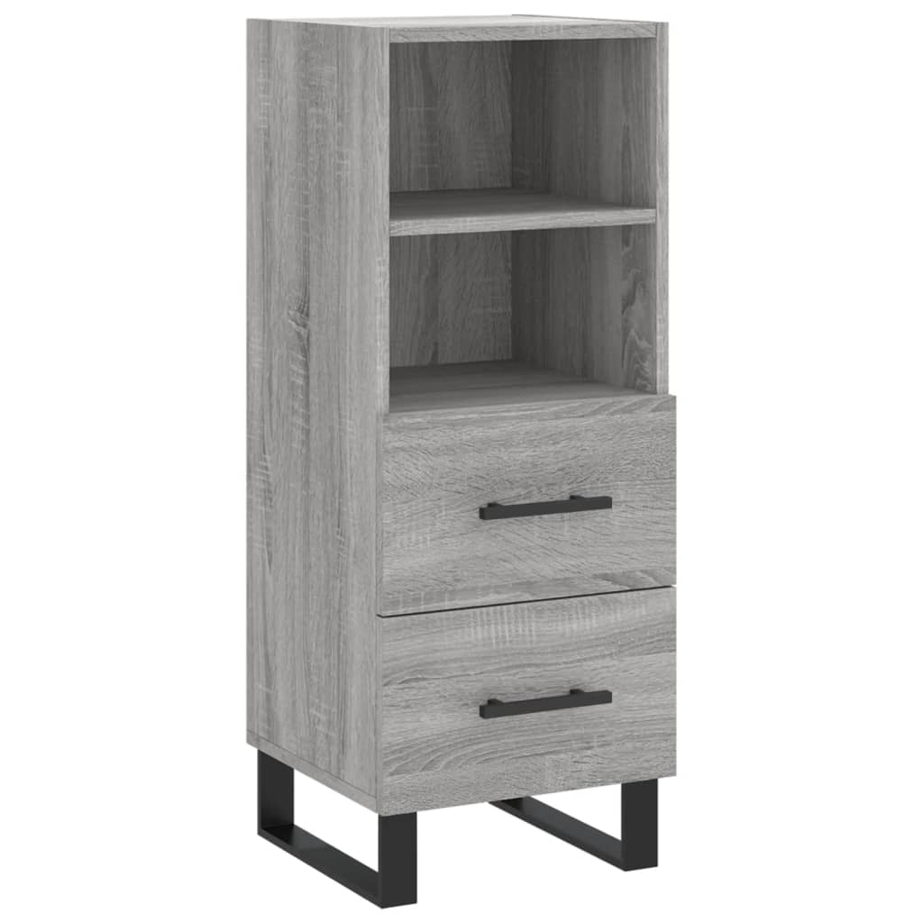 Μπουφές Sonoma Γκρι 34,5 x 34 x 180 εκ. από Επεξεργασμένο Ξύλο