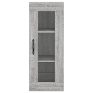 Μπουφές Sonoma Γκρι 34,5 x 34 x 180 εκ. από Επεξεργασμένο Ξύλο