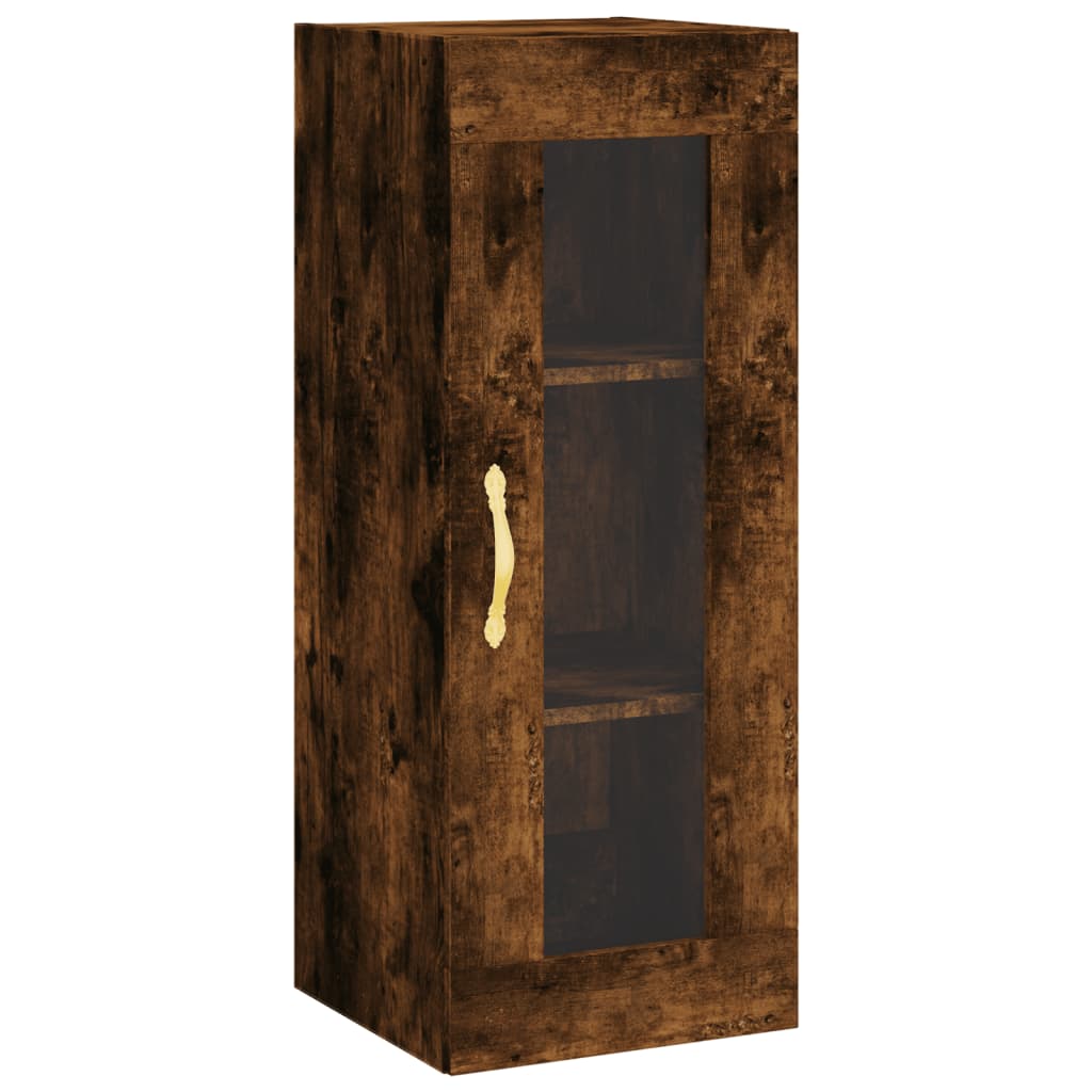 Ντουλάπι Καπνιστή δρυς 34,5x34x180 εκ. από Επεξεργασμένο Ξύλο