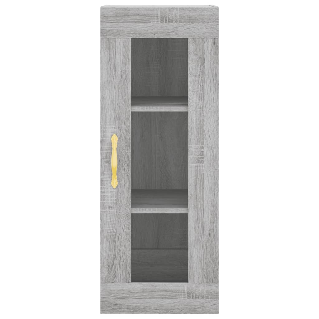 Μπουφές Sonoma Γκρι 34,5 x 34 x 180 εκ. από Επεξεργασμένο Ξύλο - Pakobazaar