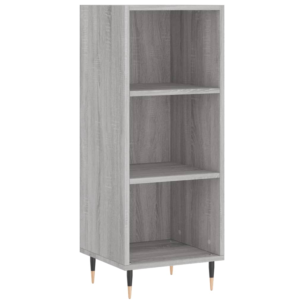 Μπουφές Sonoma Γκρι 34,5 x 34 x 180 εκ. από Επεξεργασμένο Ξύλο - Pakobazaar
