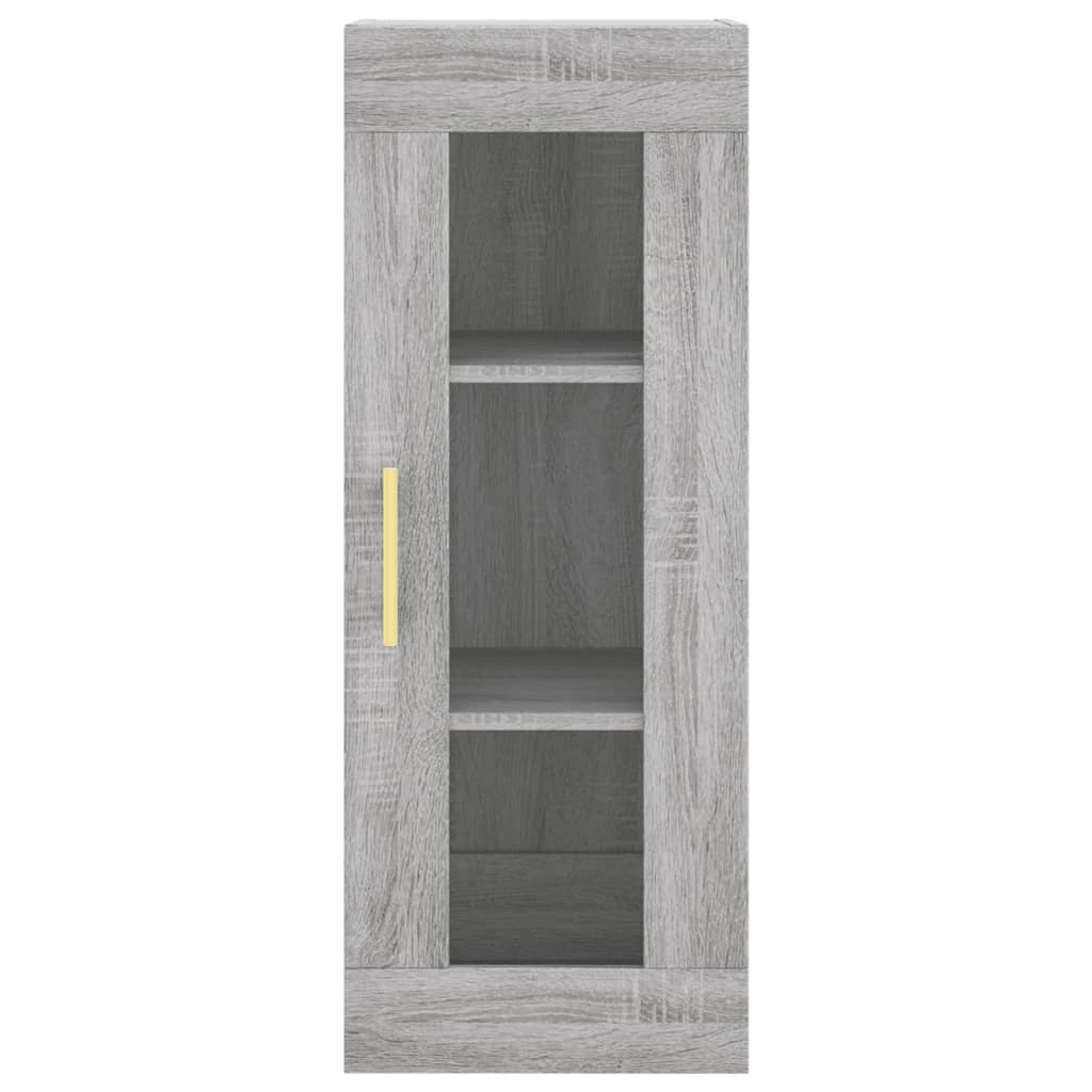 Μπουφές Sonoma Γκρι 34,5 x 34 x 180 εκ. από Επεξεργασμένο Ξύλο
