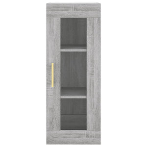 Μπουφές Sonoma Γκρι 34,5 x 34 x 180 εκ. από Επεξεργασμένο Ξύλο