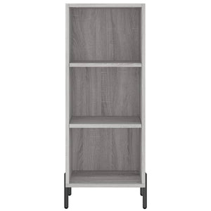 Μπουφές Sonoma Γκρι 34,5 x 34 x 180 εκ. από Επεξεργασμένο Ξύλο