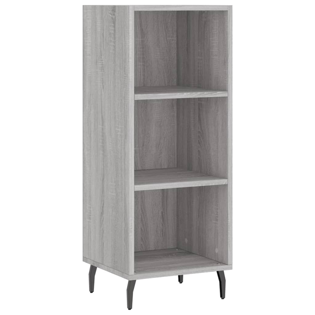 Μπουφές Sonoma Γκρι 34,5 x 34 x 180 εκ. από Επεξεργασμένο Ξύλο