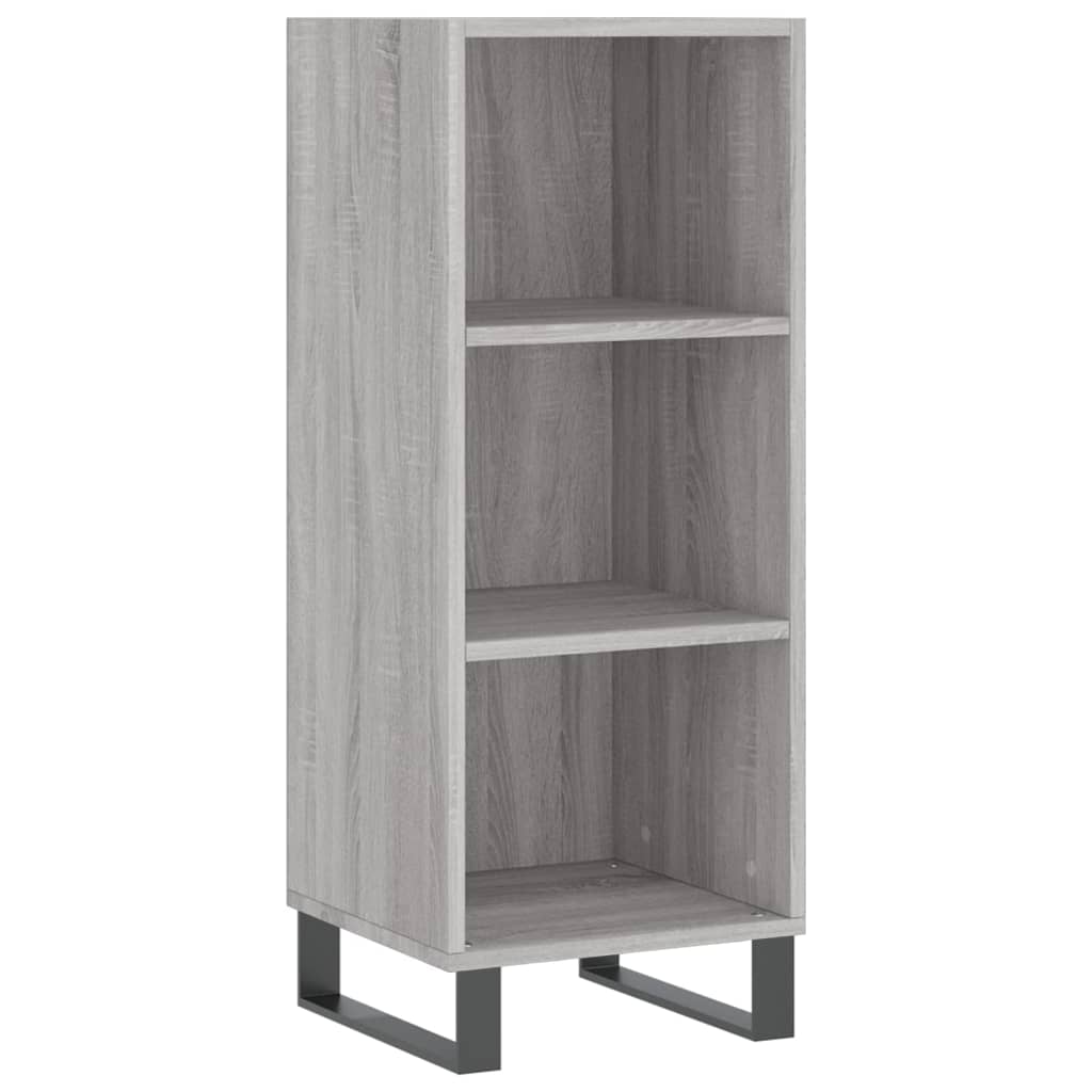 Μπουφές Sonoma Γκρι 34,5 x 34 x 180 εκ. από Επεξεργασμένο Ξύλο