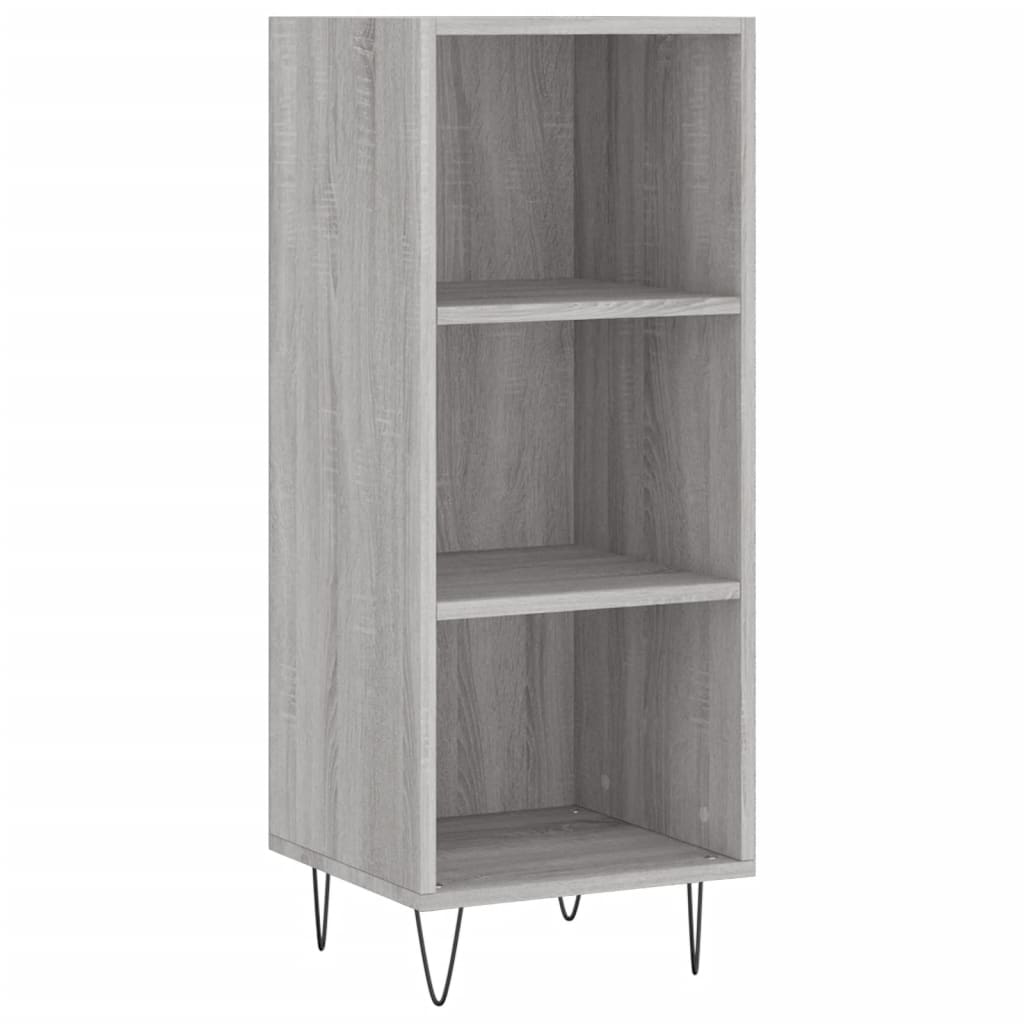 Μπουφές Sonoma Γκρι 34,5 x 34 x 180 εκ. από Επεξεργασμένο Ξύλο - Pakobazaar