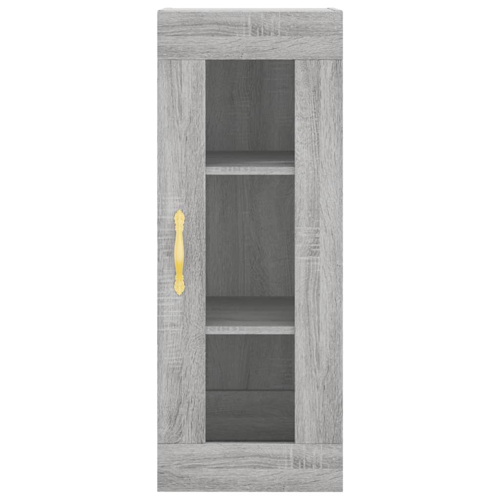 Μπουφές Sonoma Γκρι 34,5 x 34 x 180 εκ. από Επεξεργασμένο Ξύλο