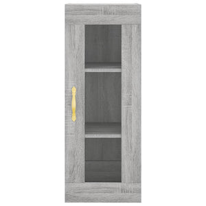 Μπουφές Sonoma Γκρι 34,5 x 34 x 180 εκ. από Επεξεργασμένο Ξύλο
