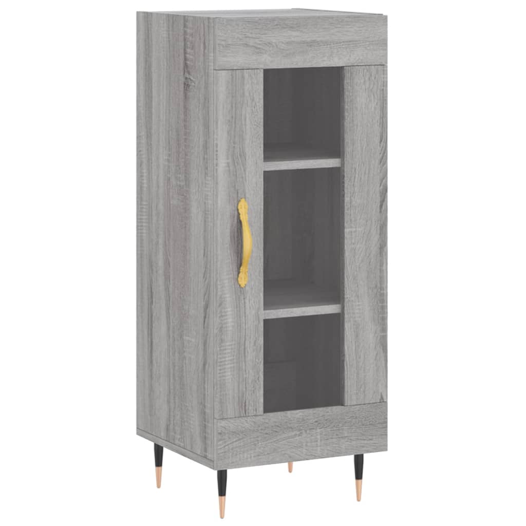 Μπουφές Sonoma Γκρι 34,5 x 34 x 180 εκ. από Επεξεργασμένο Ξύλο