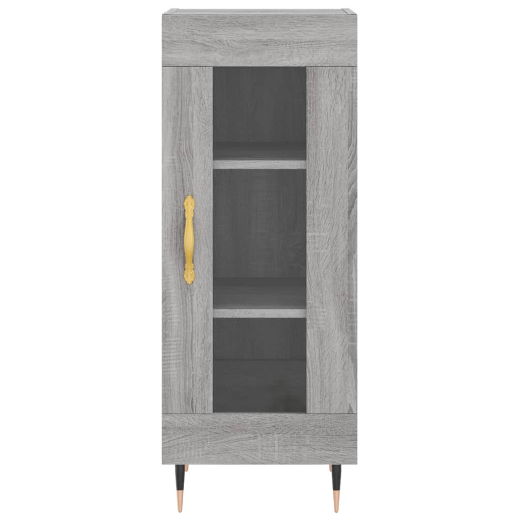 Μπουφές Sonoma Γκρι 34,5 x 34 x 180 εκ. από Επεξεργασμένο Ξύλο