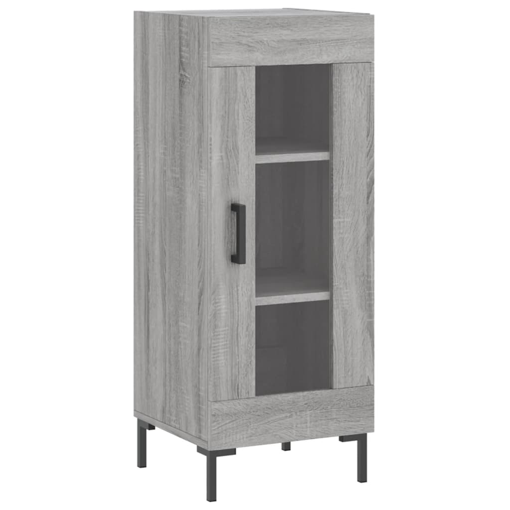 Μπουφές Sonoma Γκρι 34,5 x 34 x 180 εκ. από Επεξεργασμένο Ξύλο