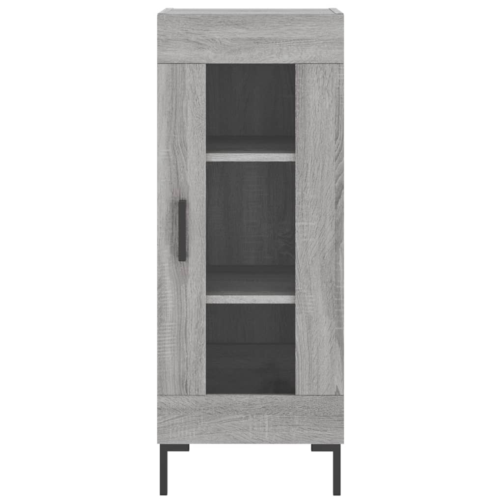 Μπουφές Sonoma Γκρι 34,5 x 34 x 180 εκ. από Επεξεργασμένο Ξύλο